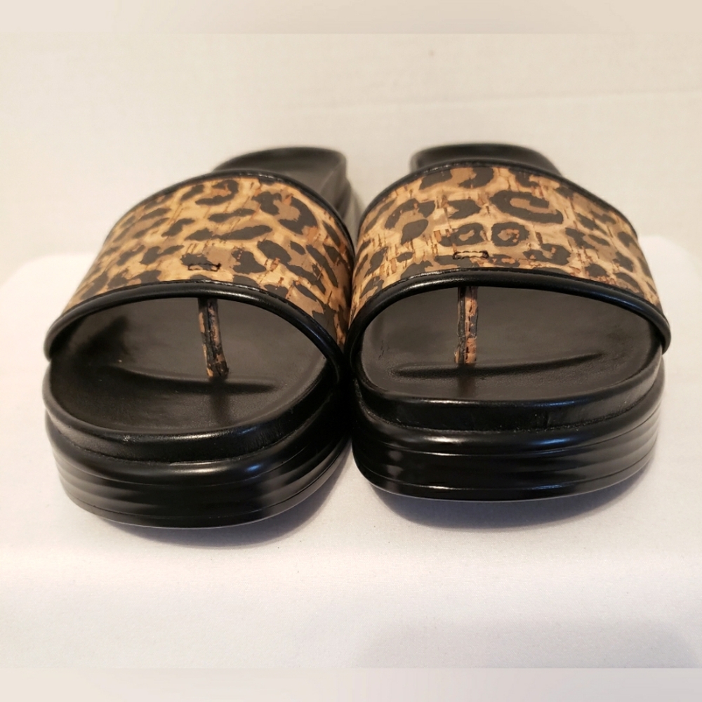 Donald J Pliner Fiji Leopard Slide Sandal - Picture 8 of 12